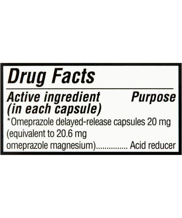 Omeprazole Acid Reducer 14 Capsules for Heartburn with Luall Sticker + Equate Delayed Release Tablets 20 mg - Buy Online on GoSupps.com
