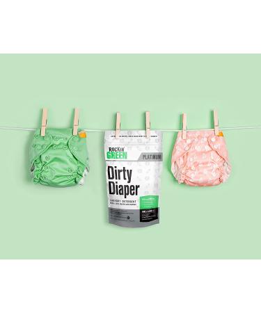 Rockin' Green 45oz Cloth Diaper Detergent - All Natural Baby Laundry Powder - Unscented & Biodegradable - Buy Online on GoSupps.com