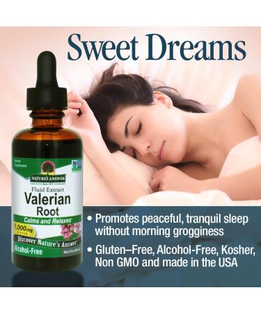 Nature's Answer Alcohol-Free Valerian Root 2oz | Natural Sleep Aid & Stress Reliever - Buy Online on GoSupps.com