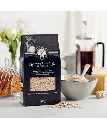 Porridge Multi Seed Mix By Ludlow Nut - A Creamy & Crunchy Porridge - A Luxury Blend Of UK-Grown Jumbo & Rolled Oats Sunflower Seed Pumpkin Seeds Linseed Sesame & Chia Seeds (2 x 650g) - Buy Online on GoSupps.com