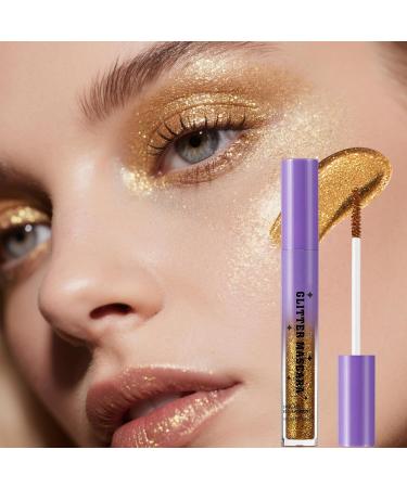  G n rique Glitter Mascara Smudge-Proof Mascara | Waterproof Lengthening Curling Smudge-Proof Long-Lasting Eyelash Makeup for Women for Weddings Parties Stage Proms - Buy Online on GoSupps.com