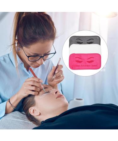 Beavorty 3pcs Eyelash Tool Set | Dark Pink Forehead Pads & Holders for Eyelash Extensions | International Shipping Available - Buy Online on GoSupps.com
