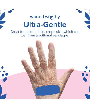 Wound Worthy So Solid Ultra Gentle Bandages - Superior Healing Foam Dressings for Wounds & Sensitive Skin - 24 Box Varied Sizes - Buy Online on GoSupps.com