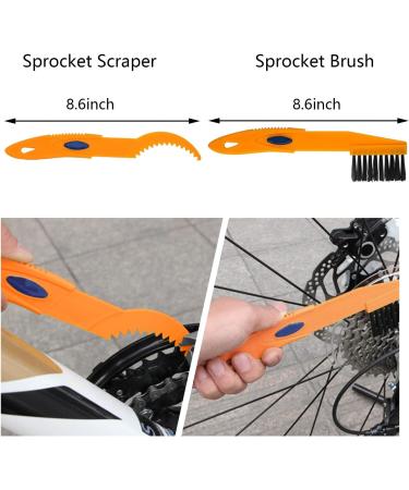FVILIPUS Bike Cleaning Tools Set - 8 Piece Kit for Mountain, Road, Hybrid, BMX, and Folding Bikes - Buy Online on GoSupps.com