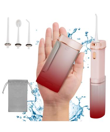 3T6B Cordless Water Flosser Portable Water Dental Cleaner with Telescopic Water Tank 3 Modes & IPX7 Waterproof Home & Travel Water Flossers for Teeth Braces Bridges Care