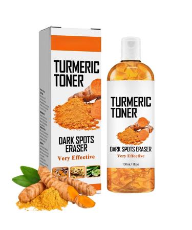Turmeric Face Toner Toner Skincare Pore Minimizer Hydrating Toner Face Exfoliator Clean and Clear Facial Toner for Reducing Acne Brightening Turmeric Oil Toner Serum Dark Spot Remover