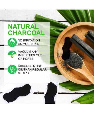 Beasts Nose Strips - Natural Bamboo Charcoal for Blackhead Removal & Deep Cleansing (80 Pieces) - Buy Online on GoSupps.com