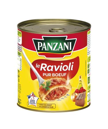 Panzani Pure Beef Ravioli, French Beef - 800g Box