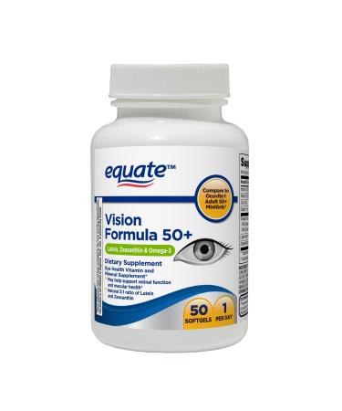 Convergence Vision Formula 50+ Soft gels Dietary Supplement 50 Count