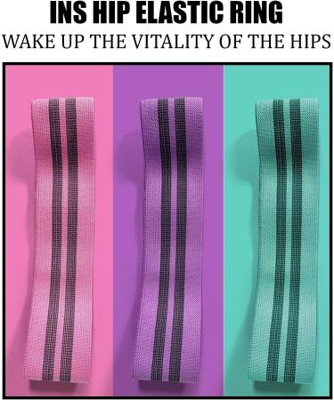 Premium Non-Slip Booty Bands for Legs and Butt - Fabric Resistance Bands for Women/Men - Ideal for Strength Training, Yoga, and Fitness Workouts - Buy Online on GoSupps.com