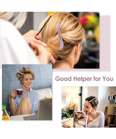 Shop Aimike 12 Morandi Hair Clips - No Trace Silicone Hairdresser Clamps for Thick & Thin Hair | Perfect for Styling & Cutting - Buy Online on GoSupps.com