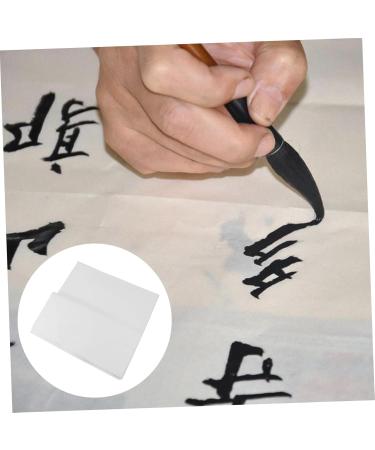 COHEALI 2 Sets 30pcs Rice Paper Japanese Rice Brush Ink Writing Paper Brush Pulp Paper Half-baked Sheng Xuan White 33X33X0.1cm - Buy Online on GoSupps.com
