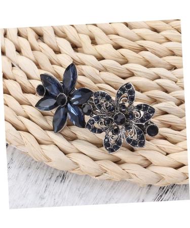 minkissy Rhinestone Headpiece Rhinestone Barrettes Rhinestone Hair Clip Crystal Headpiece Hair Barrette Crystal Hair Clips Elegant Hair Clips Aquamarine Grace - Buy Online on GoSupps.com