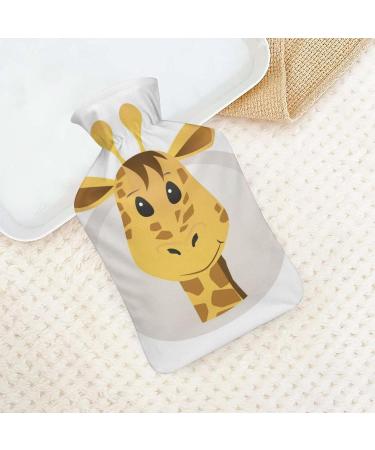 Giraffe Hot Water Bottle with Plush Cover | Cozy Hand Warmer for Adults & Kids - 26.5x15.3cm | International Shipping Available - Buy Online on GoSupps.com