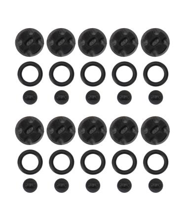 Tnfeeon anti-slip glasses ear handle set 10 sets of rubber and plastic brackets light and keep your glasses securely when traveling sports and at