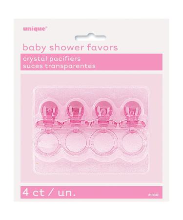 Unique Crystal Baby Pacifier Favors  2  Pink Pink 2