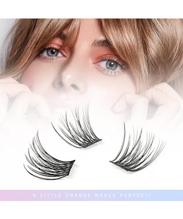 LANKIZ DIY Lash Extension Kit - 32pcs Faux Mink Cluster Lashes Starter Kit with Super Hold Bond and Seal Glue - Individual Featherlight DIY Lash Extensions at Home - 12+14mm Mix C Curl - Buy Online on GoSupps.com