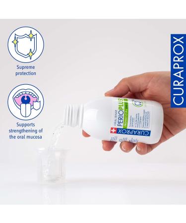 Curaprox Perio Plus Protect - Alcohol-Free Citric Mouthwash for Bad Breath & Inflammation 200ml - 0.12% Chlorhexidine - Buy Online on GoSupps.com
