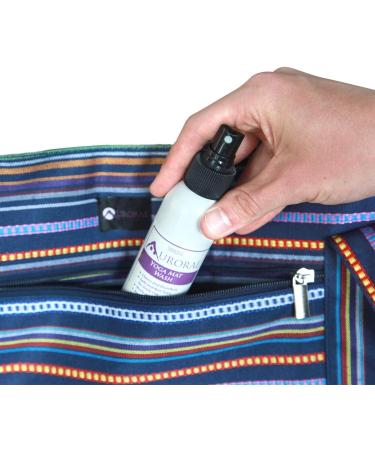 AURORAE Yoga Mat Tote Bag - Extra Wide for Most Yoga Mats & Accessories, Navy Multi - One Size - Buy Online on GoSupps.com
