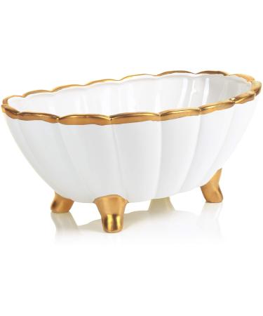 BRUBAKER Cosmetics Bath Gift Set - Peony & Vanilla 7-Piece with Ceramic Shell Tub | Perfect for Relaxation & Self-Care - Buy Online on GoSupps.com