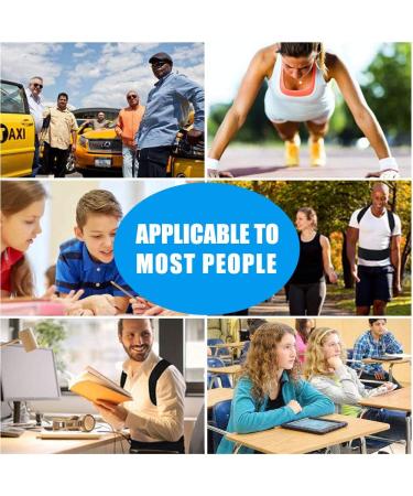 Back Brace Posture Corrector - Adjustable Back Support Belt for Men & Women | Relieve Lower & Upper Back Pain & Improve Posture - Buy Online on GoSupps.com