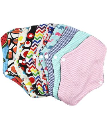 Reusable Bamboo Menstrual Pad for Women | Washable Overnight Period Liner | Large Sanitary Cloth Pad (18x18cm) - 1pc - Buy Online on GoSupps.com