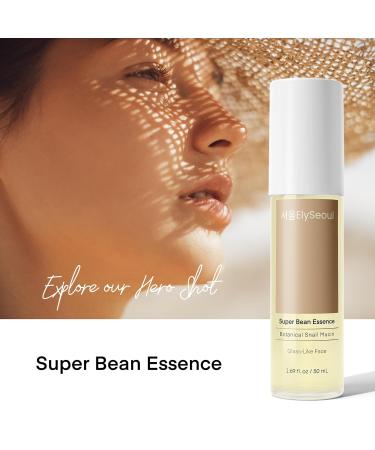 Bean Essence Face Repair Serum - Hydrating Snail Mucin for Glowing Skin | Korean Skincare 1.69 fl. oz - Buy Online on GoSupps.com
