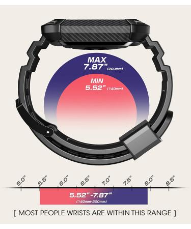 SUPCASE Unicorn Beetle Pro Watch Band for Fitbit Versa 3/Sense - Protective Replacement Wristband (Black) - Buy Online on GoSupps.com