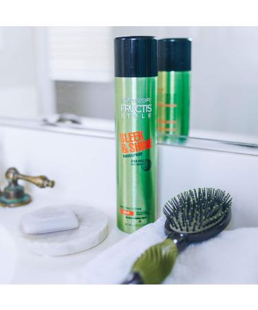 Garnier Hair Care Fructis Style Sleek and Shine Anti-humidity Hairspray 2 Count Bamboo 8.25 Fl Oz (Pack of 2) - Buy Online on GoSupps.com