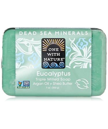 One with Nature Eucalyptus Triple Milled Dead Sea Bar Soap, 7 Ounce -- 1 each.