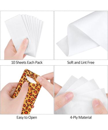 Shojoy Jungle Safari Animal Print Pocket Tissues 30 Pack - 4-Ply, 10 Tissues per Pack - Bulk Travel Size Facial Tissues in 5 Designs - Buy Online on GoSupps.com