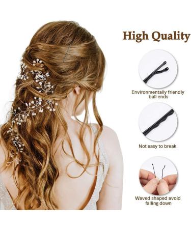 Bamutu 36 PCS Traditional Metal Bobby Pins | Kirby Wavy Grips 55mm | Black Color - 5.5 inch - Buy Online on GoSupps.com