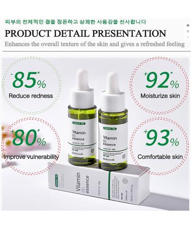 DEleventh Korean Brand Vitamin B5 Face Serum 30ml / Hydrate and Soothe Skin with Centella Asiatica Sodium Hyaluronate and Ceramide NP for a Calm Nourished and Radiant Complexion - Buy Online on GoSupps.com