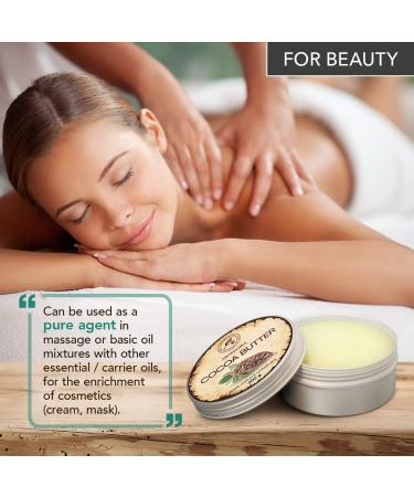Pure Cocoa Butter 200g - Unaffected Native Quality for Lip Care Stretch Marks & Body Butter - South Africa - Buy Online on GoSupps.com