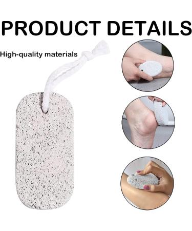 2Pcs Pumice Stone for Feet Double Sided Foot Scrub Natural Pumice Stones for Feet Premium Exfoliator & Foot File Foot File Callus Remover Foot Cracked Heels Dead Skin - Buy Online on GoSupps.com