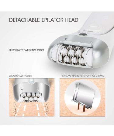 Hangsun 2 in 1 Cordless Epilator and Electric Lady Shaver F230 - Rechargeable Hair Removal Kit - Buy Online on GoSupps.com