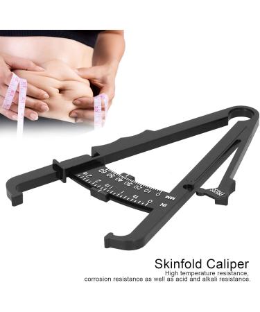 Black Plastic Body Fat Caliper Unisex Skinfold Body Caliper Body Device For Accurately Measuring Monitoring For Body Fat(Centimeter) - Buy Online on GoSupps.com