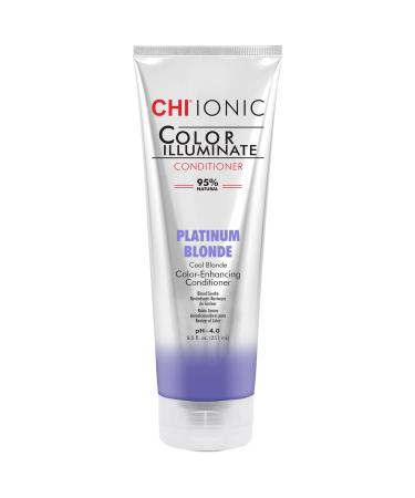 CHI Ionic Color Illuminate Conditioners - 95% Natural. Sulfate  Paraben and Gluten Free - 8.5 oz - platinum blonde