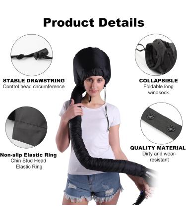 Bonnet Attachment for Hair Dryers | Hands-Free Styling Cap for Curly Hair | Heat Hood for Ladies | International Shipping Available - Buy Online on GoSupps.com
