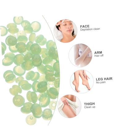 Minkissy 3-Pack Hard Wax Beans for Hair Removal - Beeswax Beauty Wax Light Green 0.2cm - Ideal for Smooth Skin - Buy Online on GoSupps.com