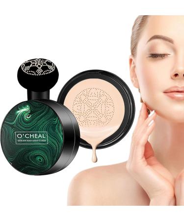 Air Cushion CC Cream Foundation | Mushroom Head CC Cream Foundation | CC Cream Primer Makeup Concealer Moisturizing Beauty CC Cream for Women Girls Ladies Uwariloy Natural Color - Buy Online on GoSupps.com