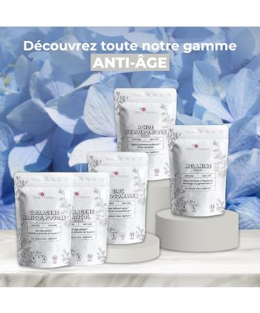 DIETI NATURA - Hyaluronic Acid - Anti-Aging Action - Firm & Plumped Skin - With Marine Collagen & Vitamin C & E - Non-GMO & Gluten Free - Made in France - 90 Capsules - 300mg - Buy Online on GoSupps.com