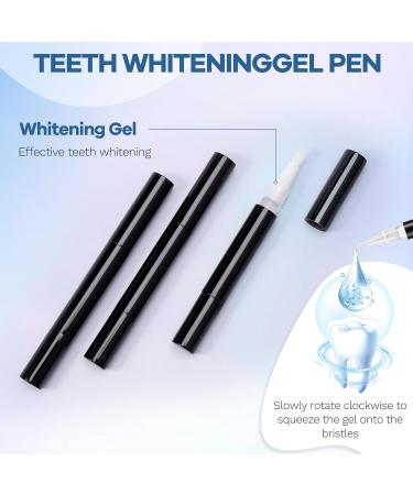 Professional Teeth Whitening Kit - LED Home Set for White Teeth | 3PC Tooth Bleach Gel & Stain Remover - Buy Online on GoSupps.com