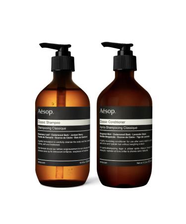 Aesop Classic Shampoo & Conditioner | Hydrates and Softens Hair | Paraben Cruelty-free & Vegan | 16.9 oz