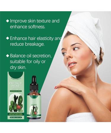 GUIBEIZU Cactus seed oil cold pressed cactus oil for face skin hair and nails moisturizer for dry skin and body suitable for all skin types - Buy Online on GoSupps.com