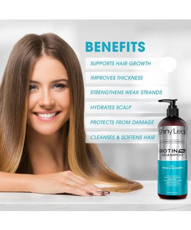 Biotin Hair Growth Shampoo & Conditioner for Men & Women - DHT Blockers, Paraben & Sulfate Free - 16 oz Bottles (Pack of 2) - Buy Online on GoSupps.com