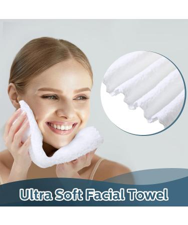 Newwiee 100 Pcs Microfiber Towels - Absorbent & Quick Drying 12 x 12 Inch Washcloths - Soft Coral Velvet Bath Cloths - Bulk White Face Towels for Bath Spa - Ideal for Facial & Fingertip Use - Buy Online on GoSupps.com