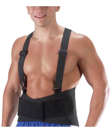 9 Inch Ventilated Industrial Support Black Small