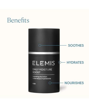 ELEMIS Daily Moisture Boost for Men - Lightweight Post-Shave Lotion | Hydrating, Soothing, Nourishing, Calming | 1.6 Fl Oz - Buy Online on GoSupps.com