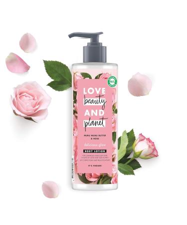 Love Beauty and Planet Muru Muru Butter & Rose Vegan Moisturizing Body Lotion - 400ml for Dry Skin | Nourish & Hydrate - Buy Online on GoSupps.com